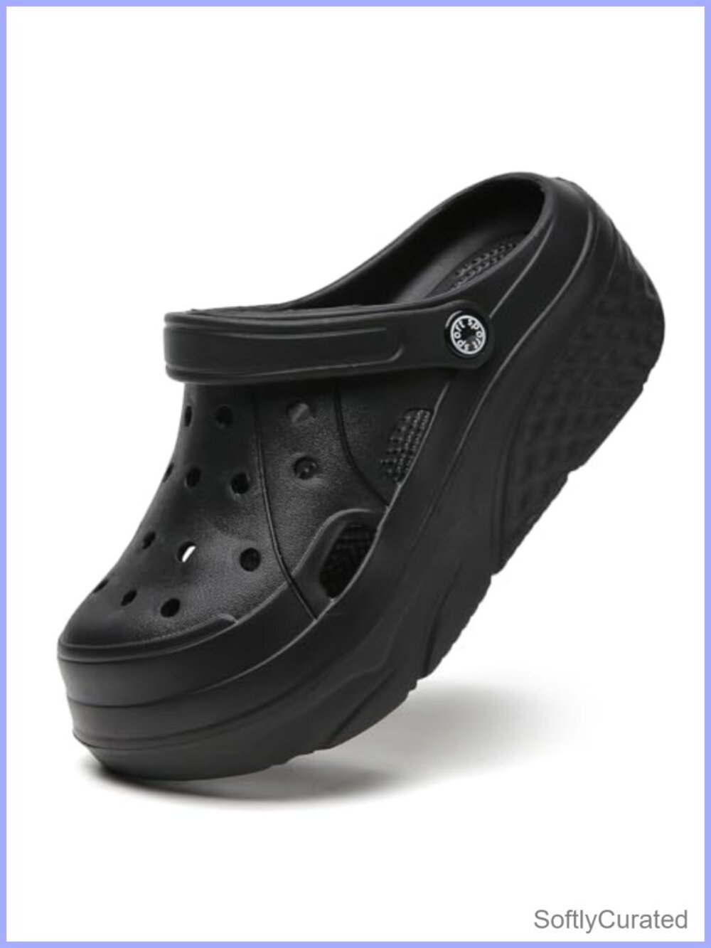 Platform Clogs Slip On Mules Garden Shoes Comfort Wedge Sandals